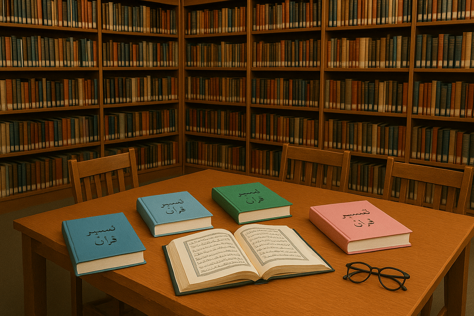 تصویر جدول مقایسه تفاسیر علمی